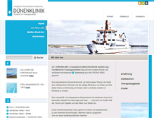 Tablet Screenshot of duenenklinik.de